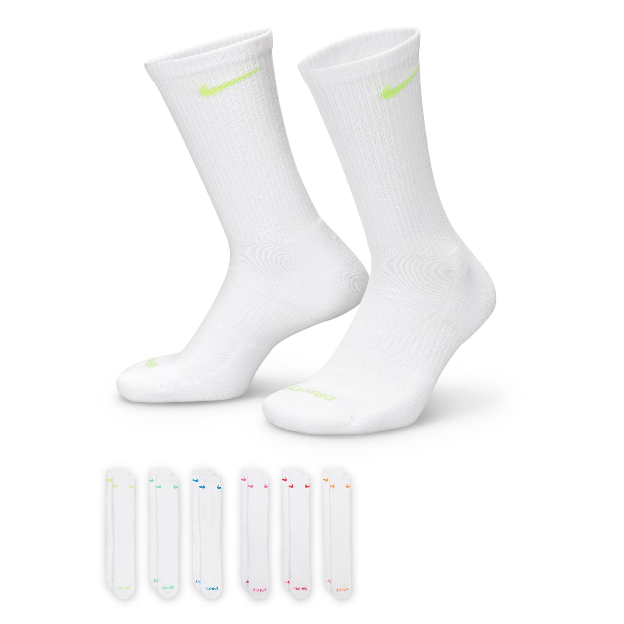 Nike Everyday Plus Cushioned Training Crew Socks (6 Pairs) - White